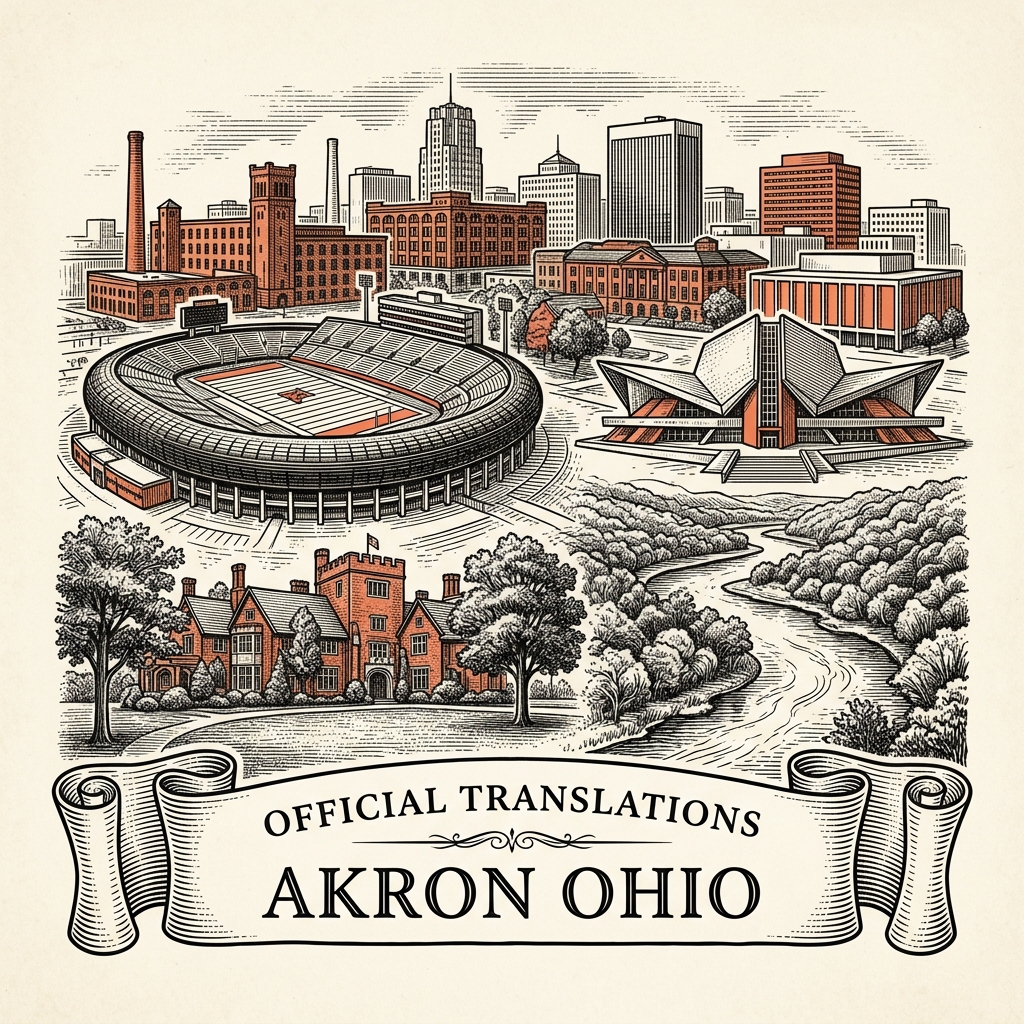 Akron certified translation services