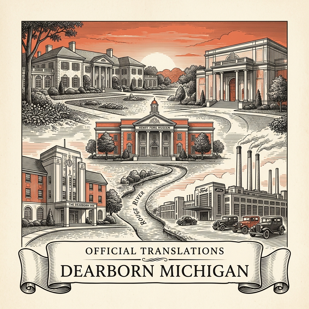 Dearborn certified translation services