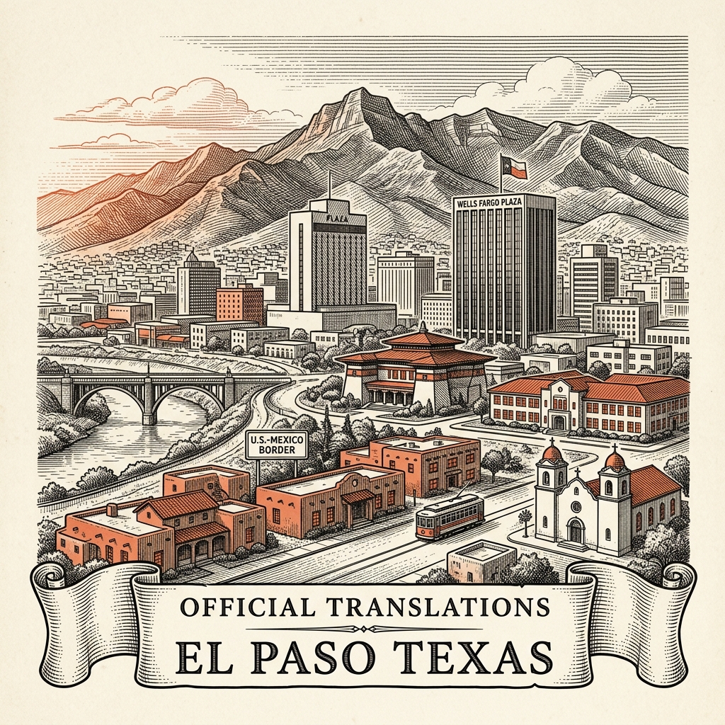 El Paso certified translation services