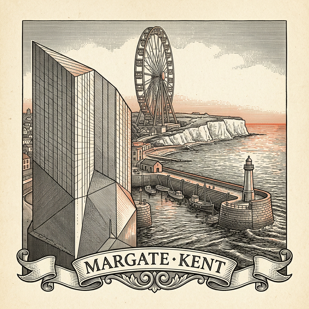 Engraved Margate FL city illustration – Official Translations certified translation services from $29.95 per page
