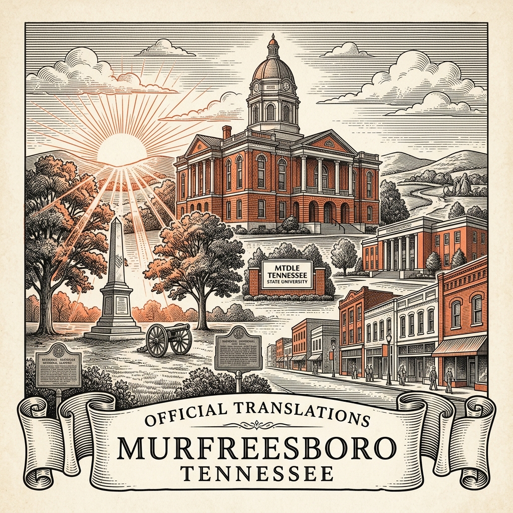Murfreesboro certified translation services