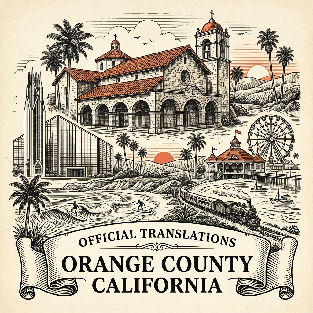 Orange County certified translation services