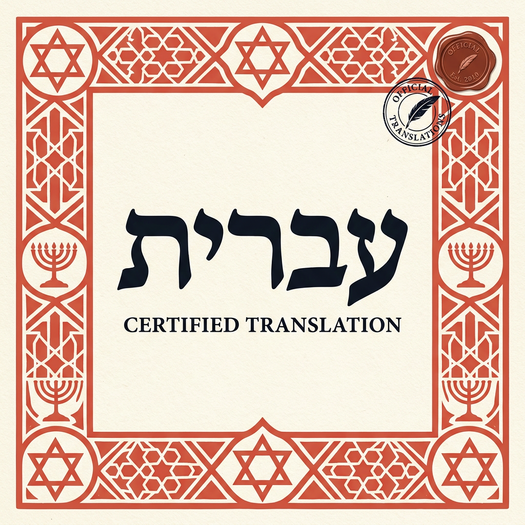 Hebrew certified translation services US &ndash; Official Translations