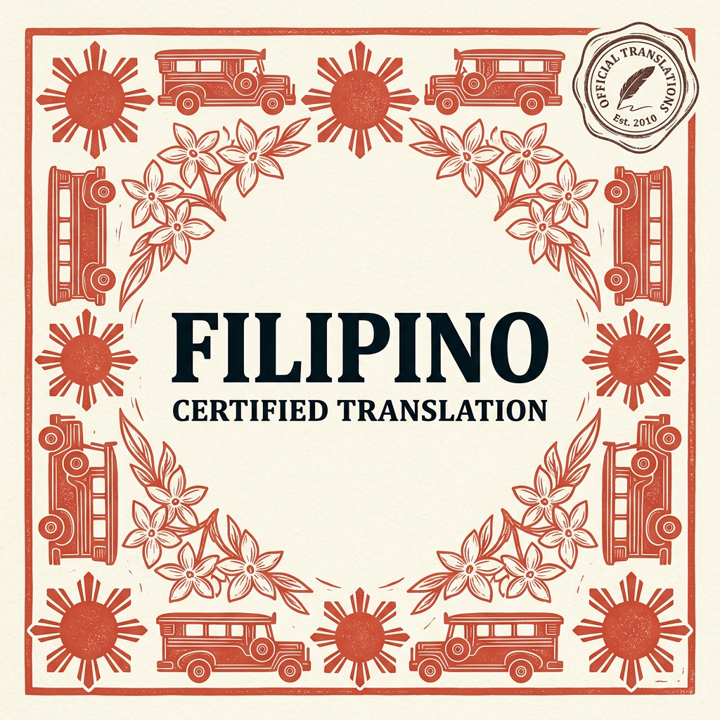 Tagalog certified translation US – Official Translations