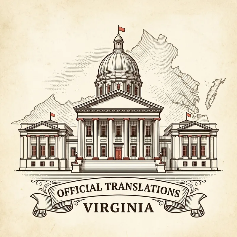 Flag of Virginia — certified translation services across Virginia