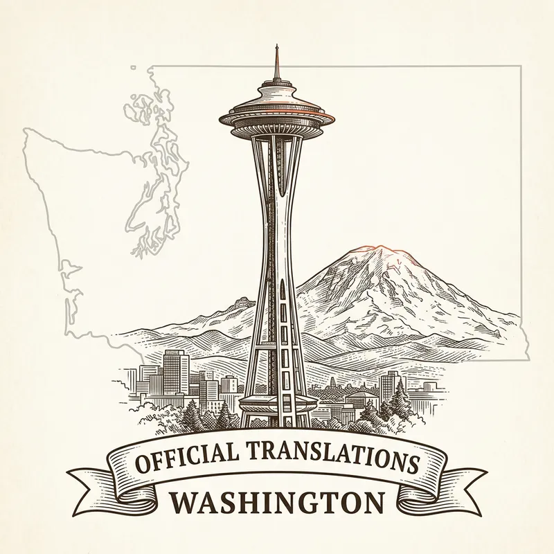 Flag of Washington — certified translation services across Washington State